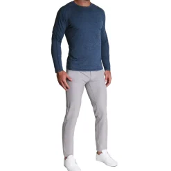State and Liberty Long Sleeve Heavy Tech Crewneck - Deep Navy| Casual Long Sleeves