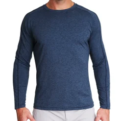 State and Liberty Long Sleeve Heavy Tech Crewneck - Deep Navy| Casual Long Sleeves