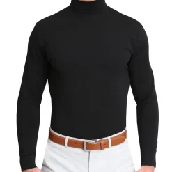 State and Liberty Mock Turtleneck - Black| Quarter Zips & Hoodies|Casual Long Sleeves