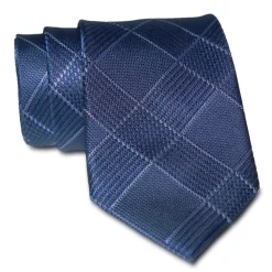 State and Liberty Navy & White Woven Silk Tie| Accessories