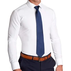 State and Liberty Navy Woven Silk Tie| Accessories
