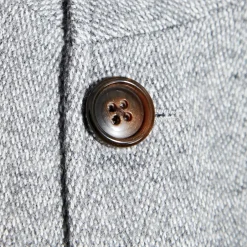 State and Liberty Open Button Overcoat - Grey Herringbone| Coats & Jackets