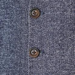 State and Liberty Open Button Overcoat - Navy Herringbone| Coats & Jackets
