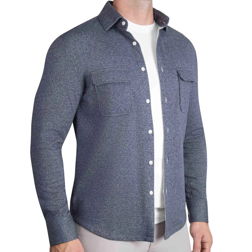 State and Liberty Patch Pocket Button Down - | Casual Long Sleeves|Long Sleeve Button Downs