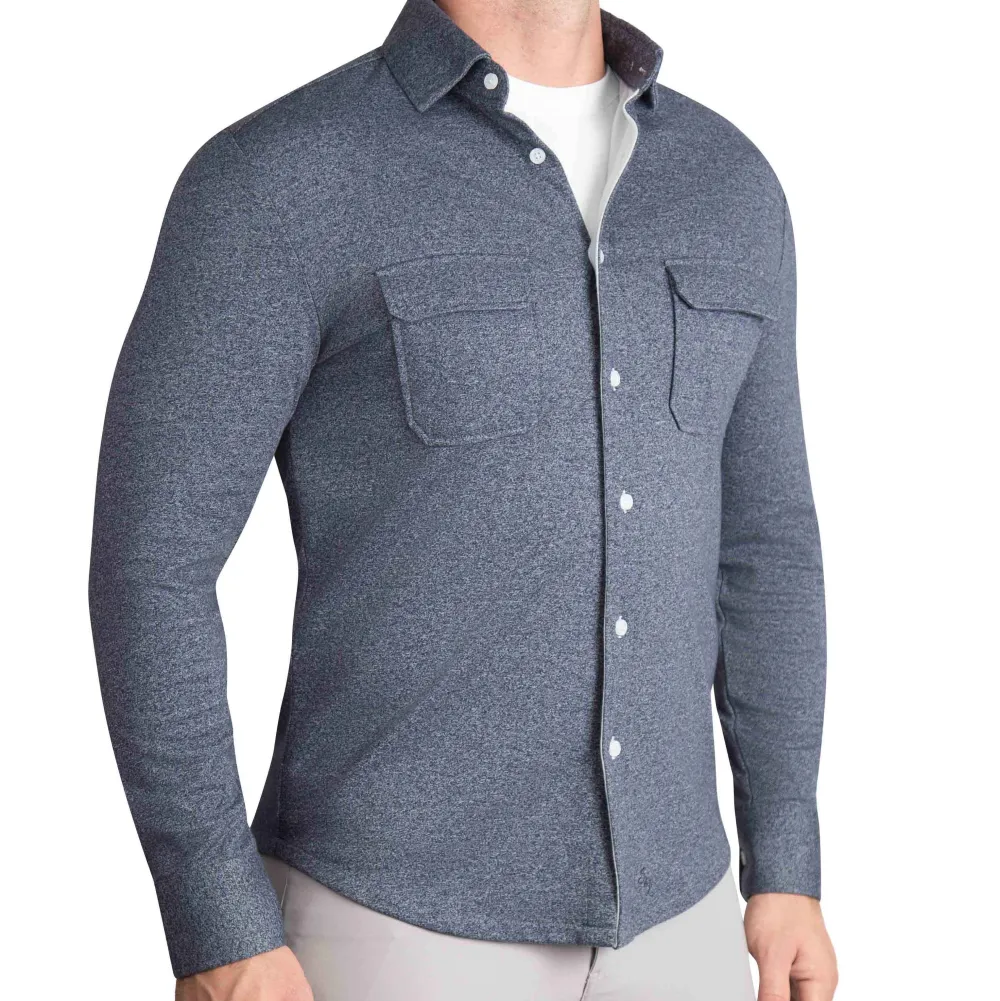State and Liberty Patch Pocket Button Down - | Casual Long Sleeves|Long Sleeve Button Downs