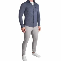 State and Liberty Patch Pocket Button Down - | Casual Long Sleeves|Long Sleeve Button Downs