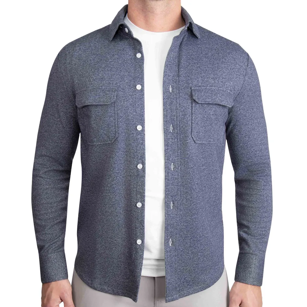 State and Liberty Patch Pocket Button Down - | Casual Long Sleeves|Long Sleeve Button Downs