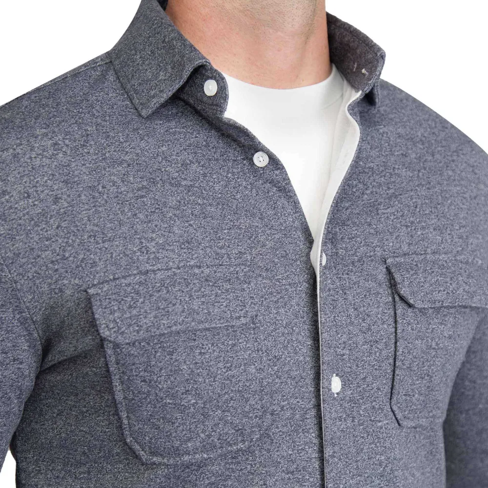 State and Liberty Patch Pocket Button Down - | Casual Long Sleeves|Long Sleeve Button Downs