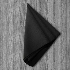 State and Liberty Pocket Square - Black| Accessories