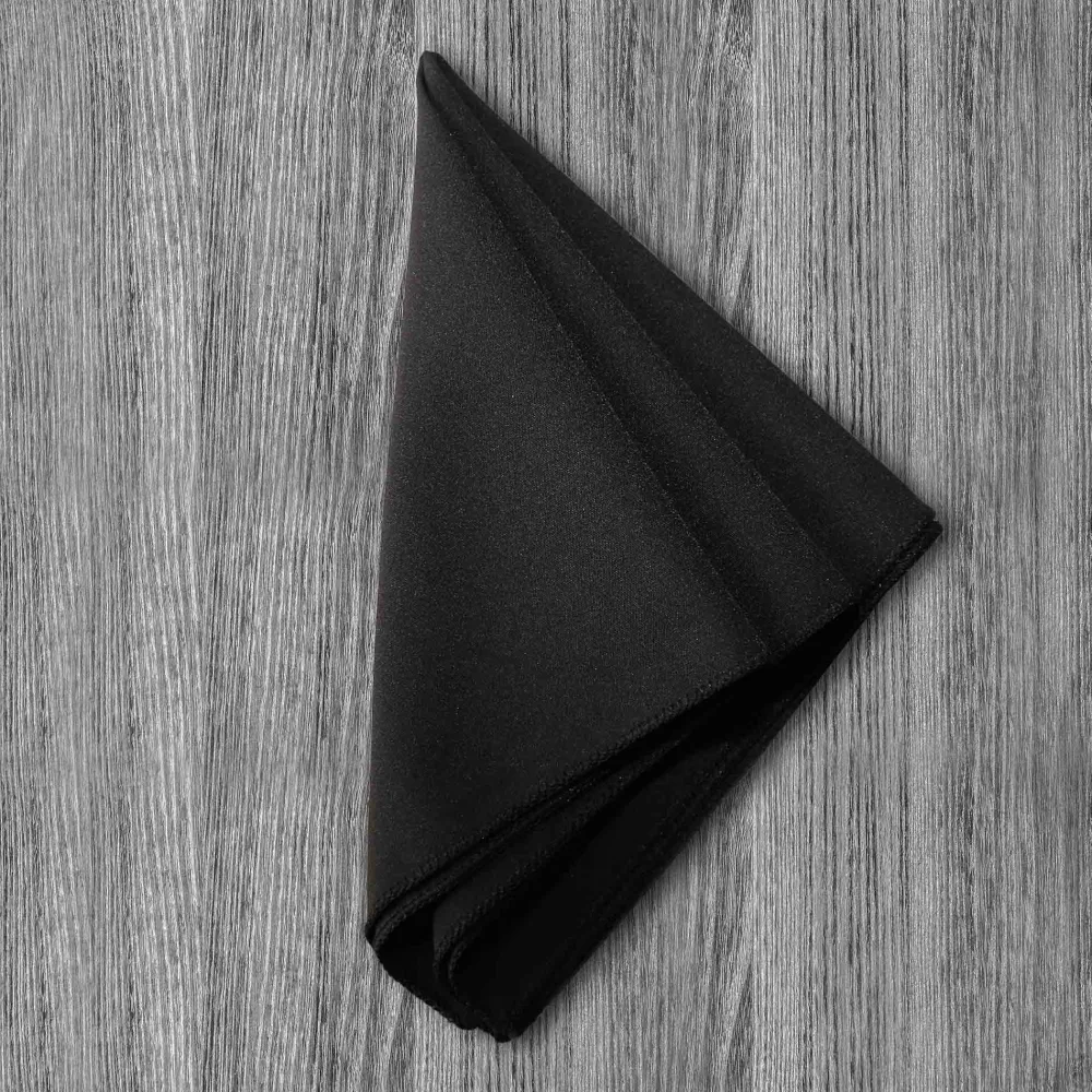 State and Liberty Pocket Square - Black| Accessories