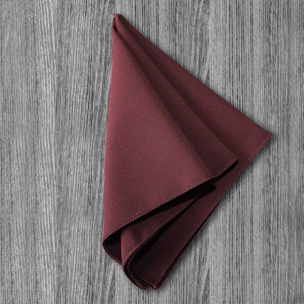 State and Liberty Pocket Square - Maroon| Accessories
