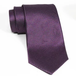 State and Liberty Purple with Silver Dots Woven Silk Tie| Accessories