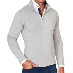 State and Liberty Quarter Zip - Heathered Grey| Quarter Zips & Hoodies