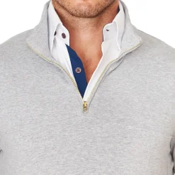 State and Liberty Quarter Zip - Heathered Grey| Quarter Zips & Hoodies