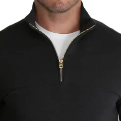 State and Liberty Quarter Zip - Solid Black| Quarter Zips & Hoodies