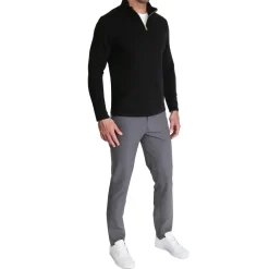 State and Liberty Quarter Zip - Solid Black| Quarter Zips & Hoodies