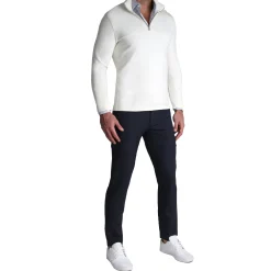 State and Liberty Quarter Zip - Solid Cream| Quarter Zips & Hoodies