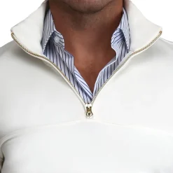 State and Liberty Quarter Zip - Solid Cream| Quarter Zips & Hoodies