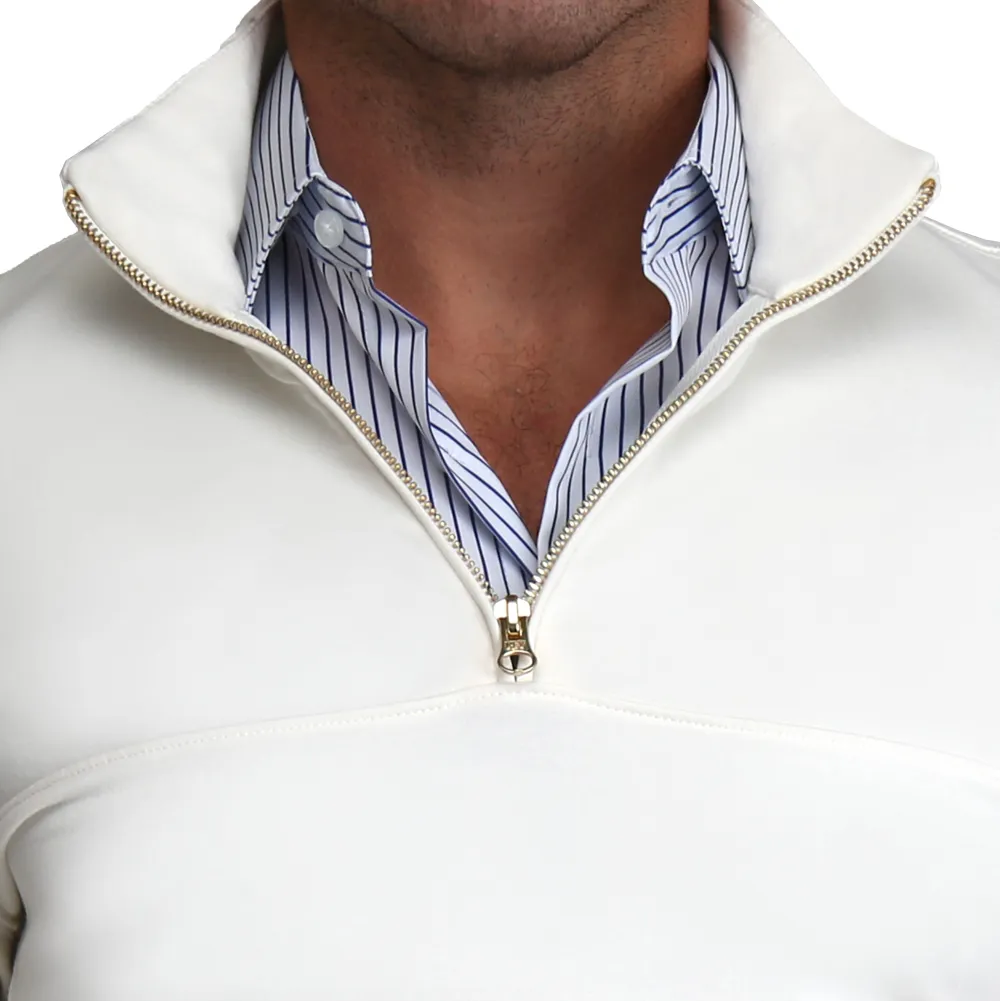 State and Liberty Quarter Zip - Solid Cream| Quarter Zips & Hoodies