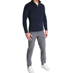 State and Liberty Quarter Zip - Solid Navy| Quarter Zips & Hoodies