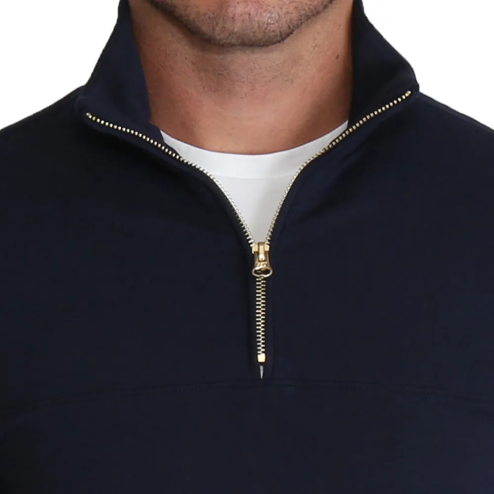 State and Liberty Quarter Zip - Solid Navy| Quarter Zips & Hoodies