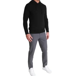 State and Liberty Solid Black Hoodie| Quarter Zips & Hoodies