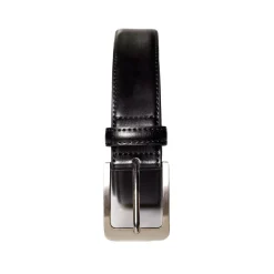 State and Liberty Solid Leather Belt - Black| Accessories