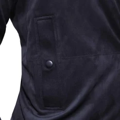 State and Liberty Suede Stretch Bomber - Navy| Coats & Jackets