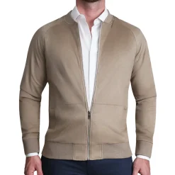 State and Liberty Suede Stretch Bomber - Tan| Coats & Jackets