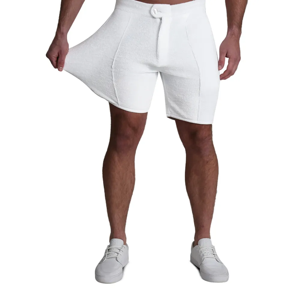 State and Liberty Terry Cloth Bungalow Shorts - White| Shorts