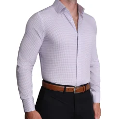 State and Liberty "The Arlo" Lavender Double Check| Dress Shirts