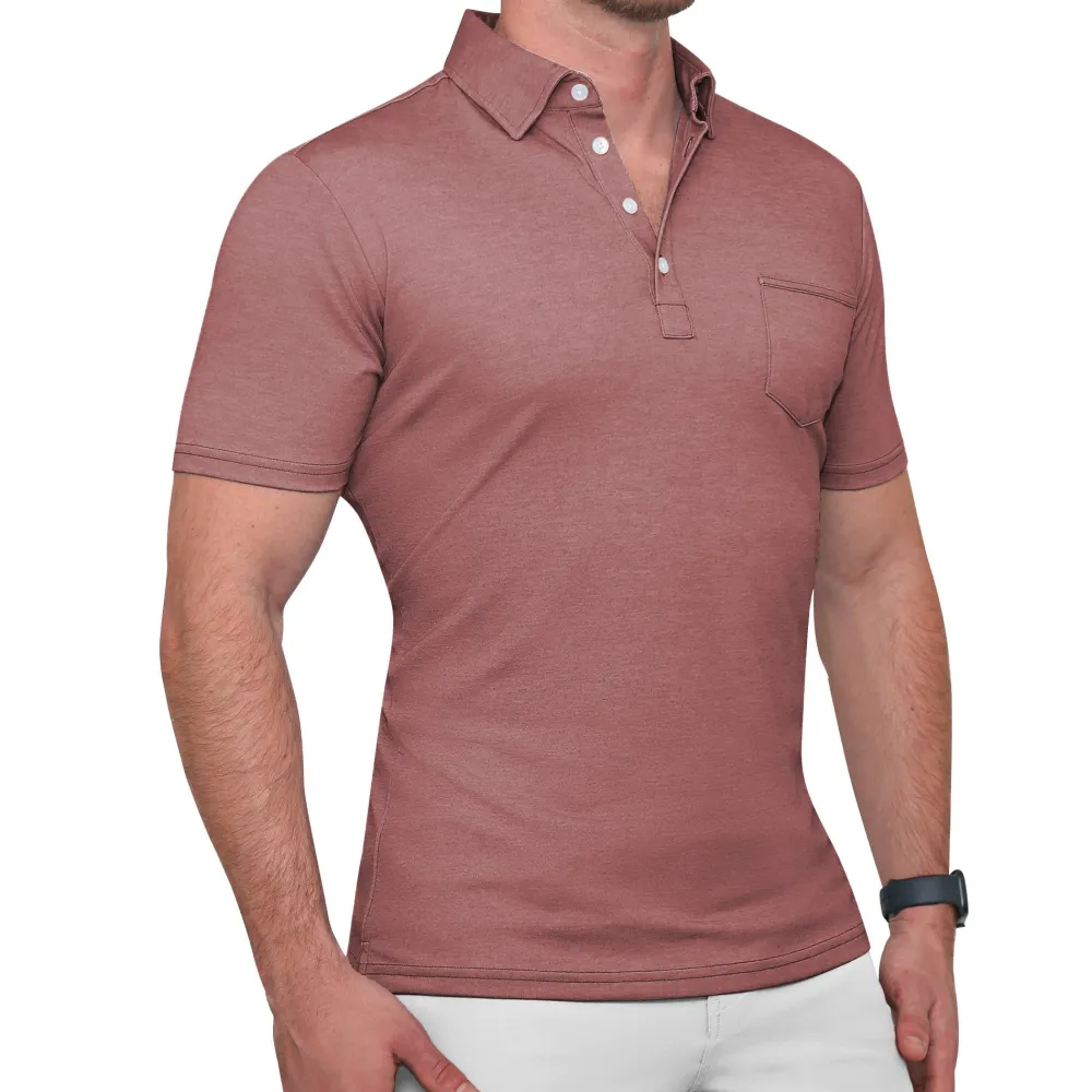 State and Liberty "The Avery" Pique Polo| Short Sleeve Button Downs|Polos
