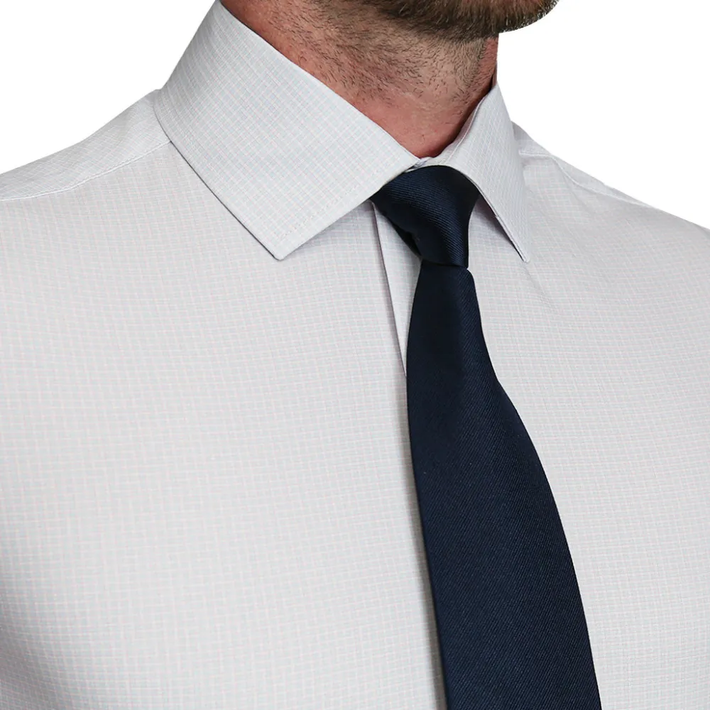 State and Liberty "The Brady" Light Pink & Light Blue Mini Check| Dress Shirts
