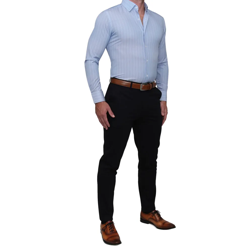 State and Liberty "The Bruce" Multicolor Pinstripe| Dress Shirts