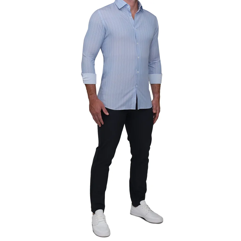 State and Liberty "The Bruce" Multicolor Pinstripe| Dress Shirts