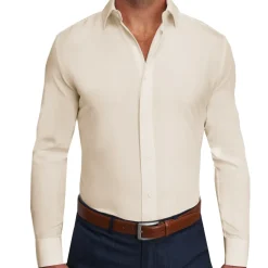 State and Liberty ''The Cameron'' Solid Ivory| Dress Shirts