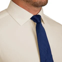 State and Liberty ''The Cameron'' Solid Ivory| Dress Shirts