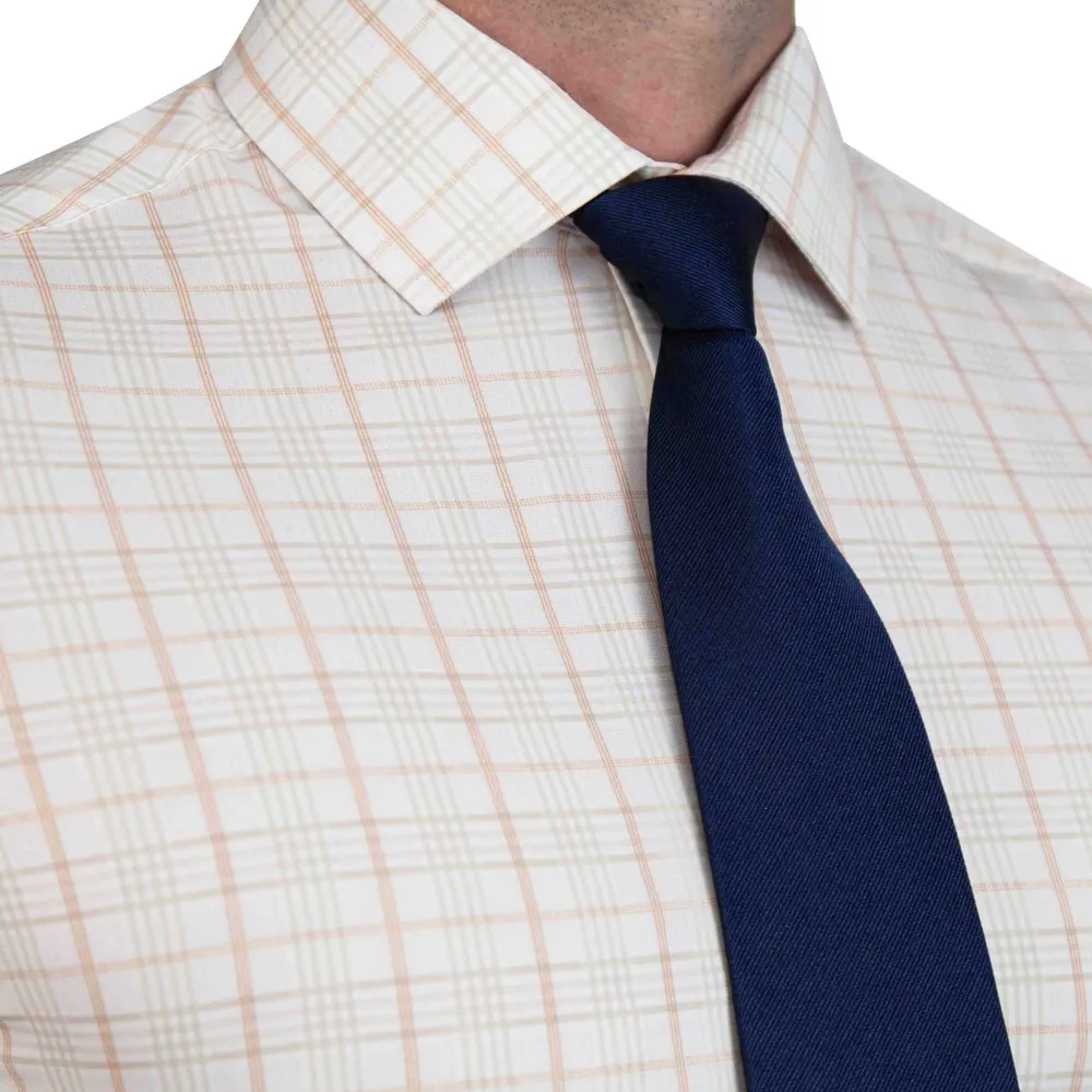 State and Liberty "The Carl" Orange, Yellow, & White Plaid| Dress Shirts