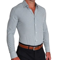 State and Liberty "The Chaney" Forest Green Gingham| Dress Shirts