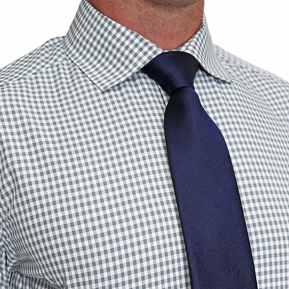 State and Liberty "The Chaney" Forest Green Gingham| Dress Shirts