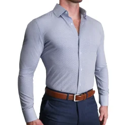 State and Liberty "The Charles" Navy Diamond Dress Shirt| Dress Shirts
