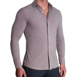 State and Liberty "The Colt" Sport Shirt - Deep Purple Microcheck| Casual Long Sleeves|Long Sleeve Button Downs