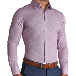 State and Liberty "The Cullinan" Purple Diamond Print| Dress Shirts