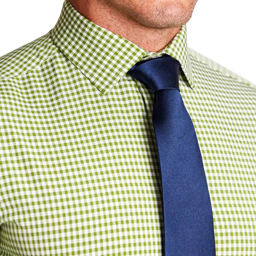 State and Liberty "The Dallas" Green Gingham| Dress Shirts