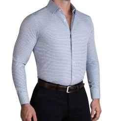 State and Liberty "The Dalton" Purple & Light Blue Windowpane| Dress Shirts