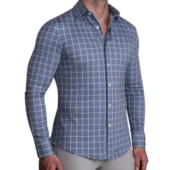 State and Liberty "The Davy" Navy, Light Blue, and Cream Casual Button Down| Casual Long Sleeves|Long Sleeve Button Downs