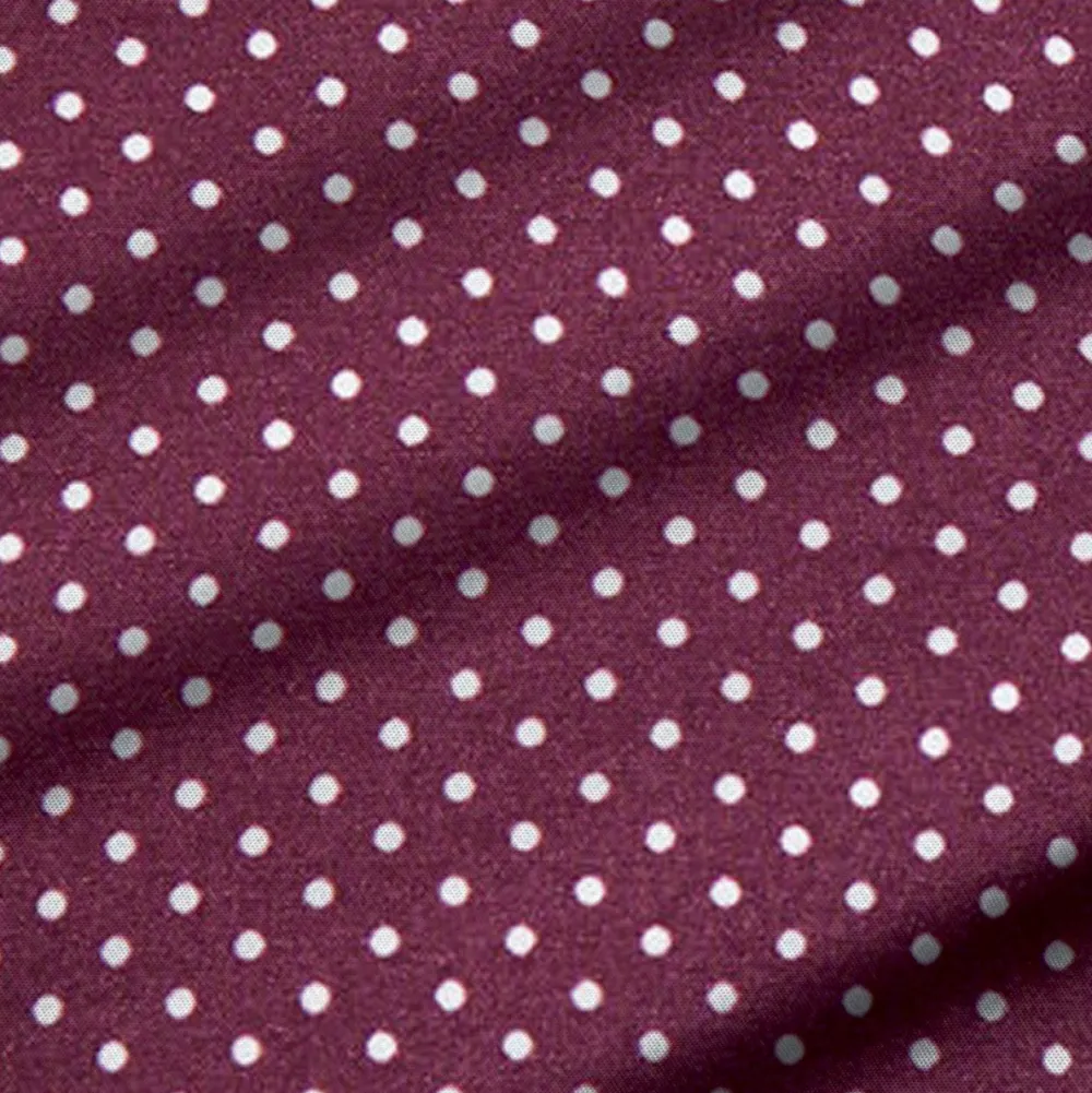State and Liberty "The Digger" Maroon with White Dots| Dress Shirts