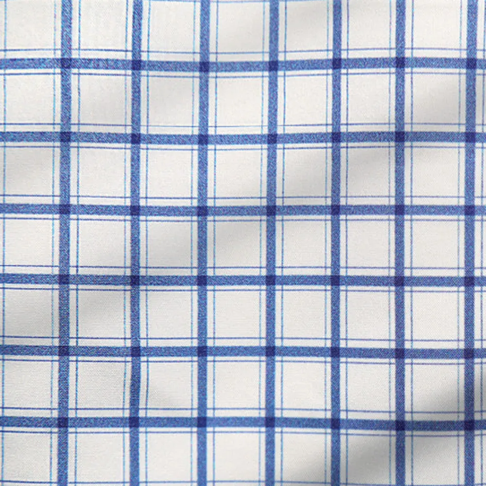 State and Liberty "The Elias" Light Navy Windowpane| Dress Shirts