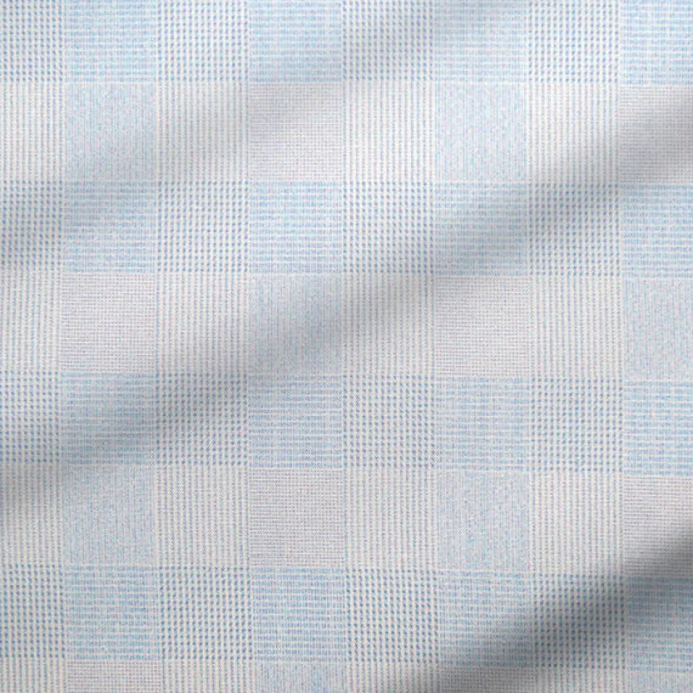State and Liberty "The Flynn" Light Blue & White Plaid| Dress Shirts