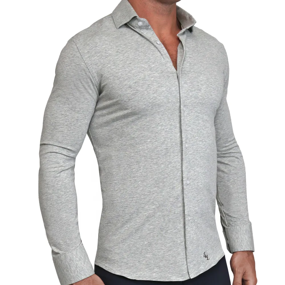 State and Liberty "The Fowler" Grey Casual Button Down| Casual Long Sleeves|Long Sleeve Button Downs
